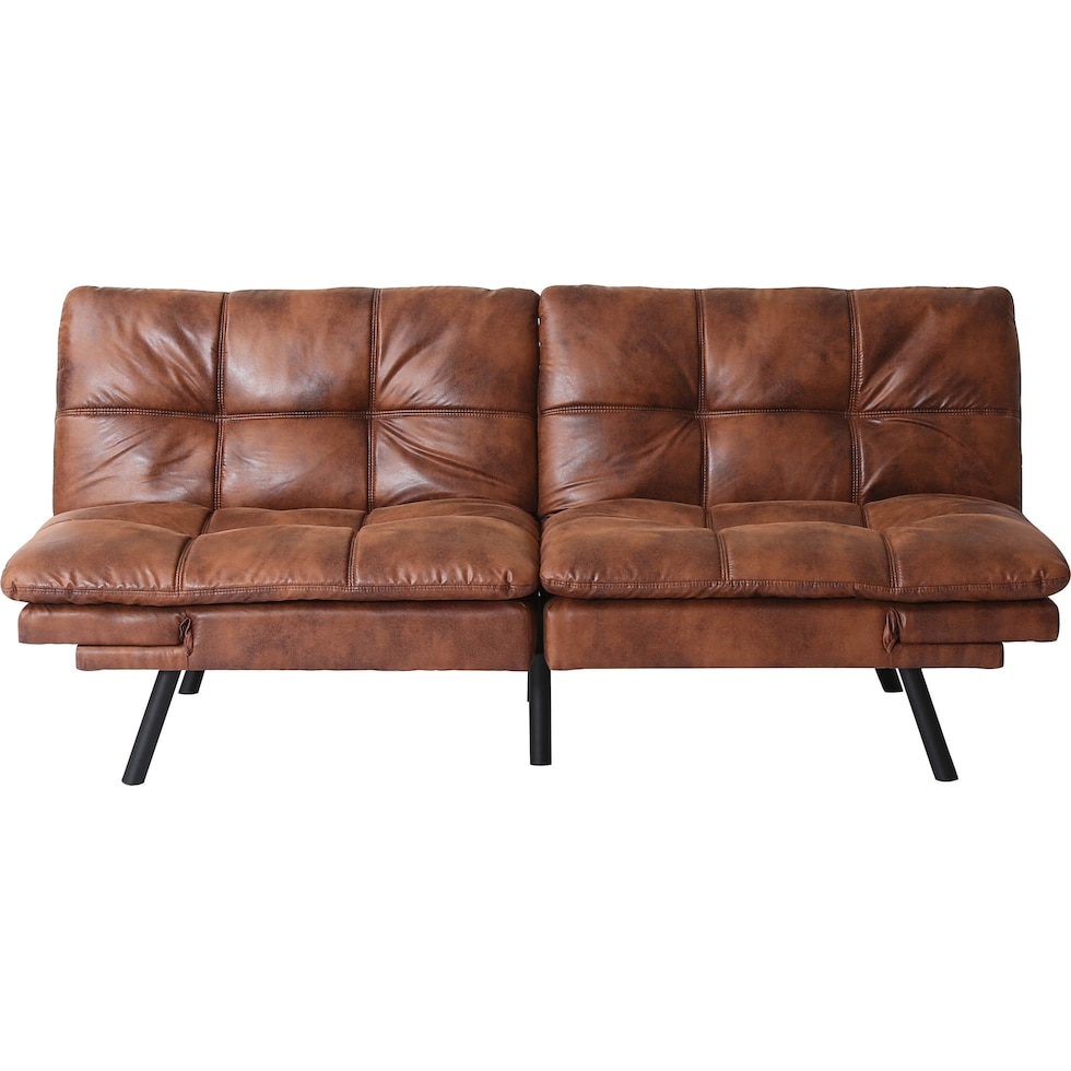 heath dark brown futon   