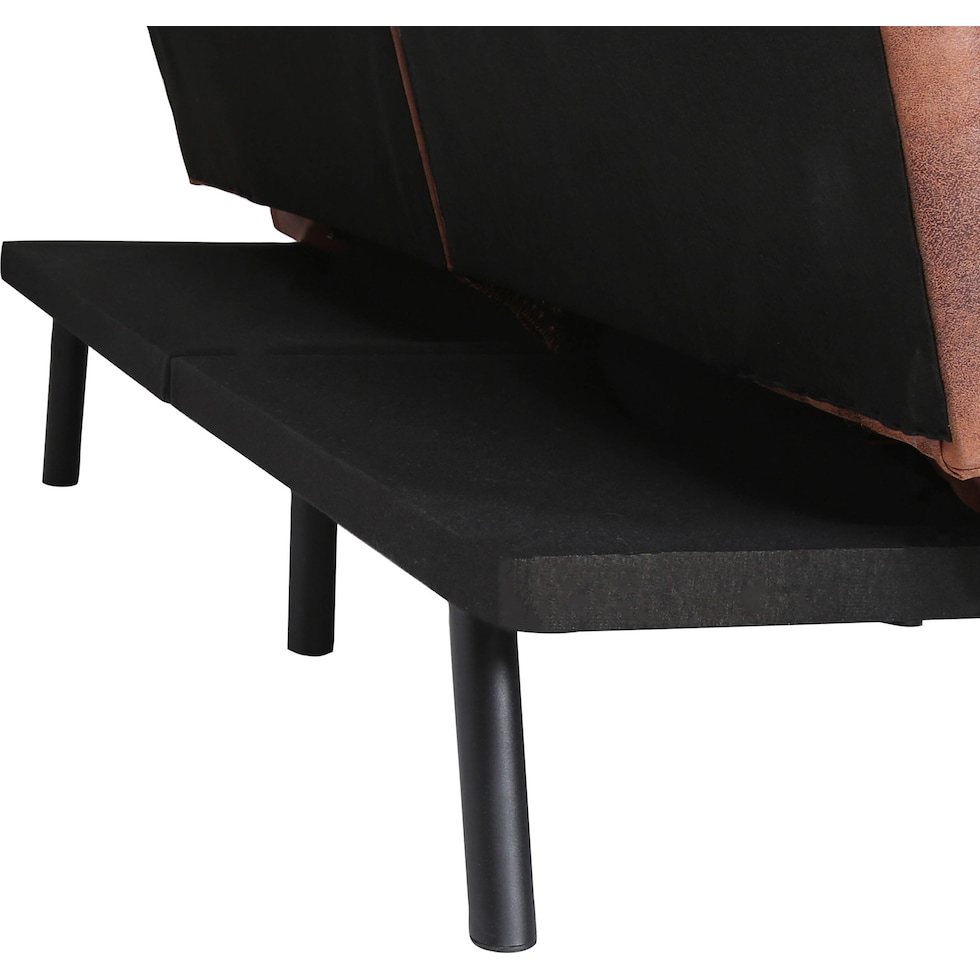 heath dark brown futon   