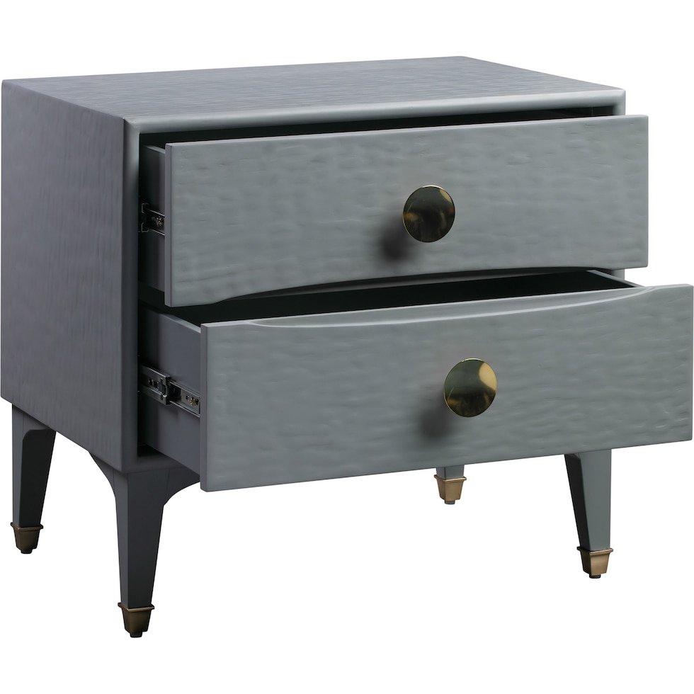 heather gray nightstand   