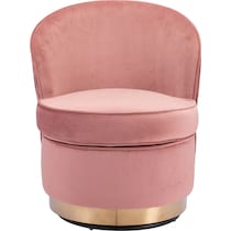 heather pink accent chair   