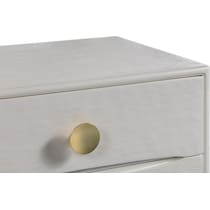 heather white nightstand   