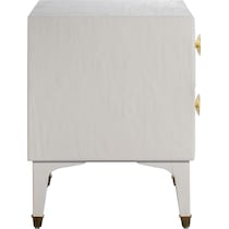 heather white nightstand   