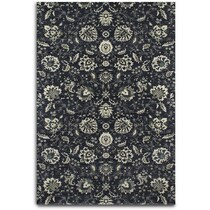 hedge gray area rug  x    