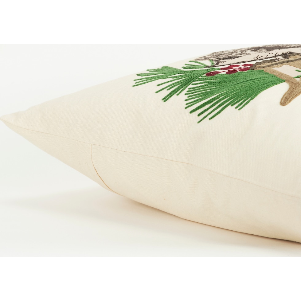 hedgehog natural accent pillow   