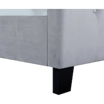 heiress gray king bed   
