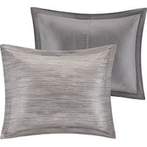 heiress gray queen bedding set   