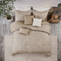 heiress light brown king bedding set   