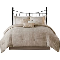 heiress light brown king bedding set   