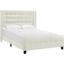 heiress white king bed   