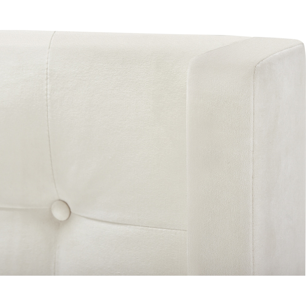 heiress white queen bed   