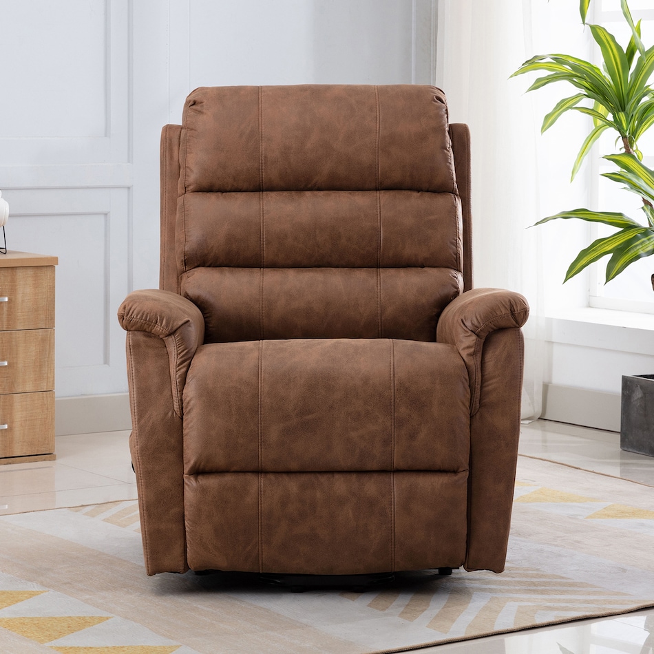 helen dark brown lift chair   