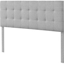 helga gray full queen headboard   