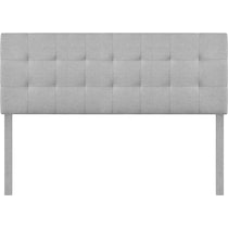 helga gray full queen headboard   