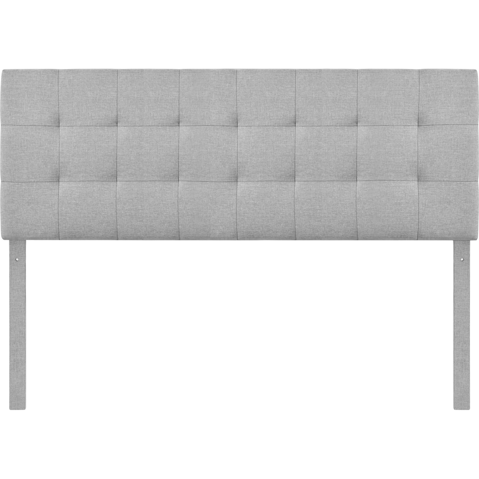 helga gray full queen headboard   