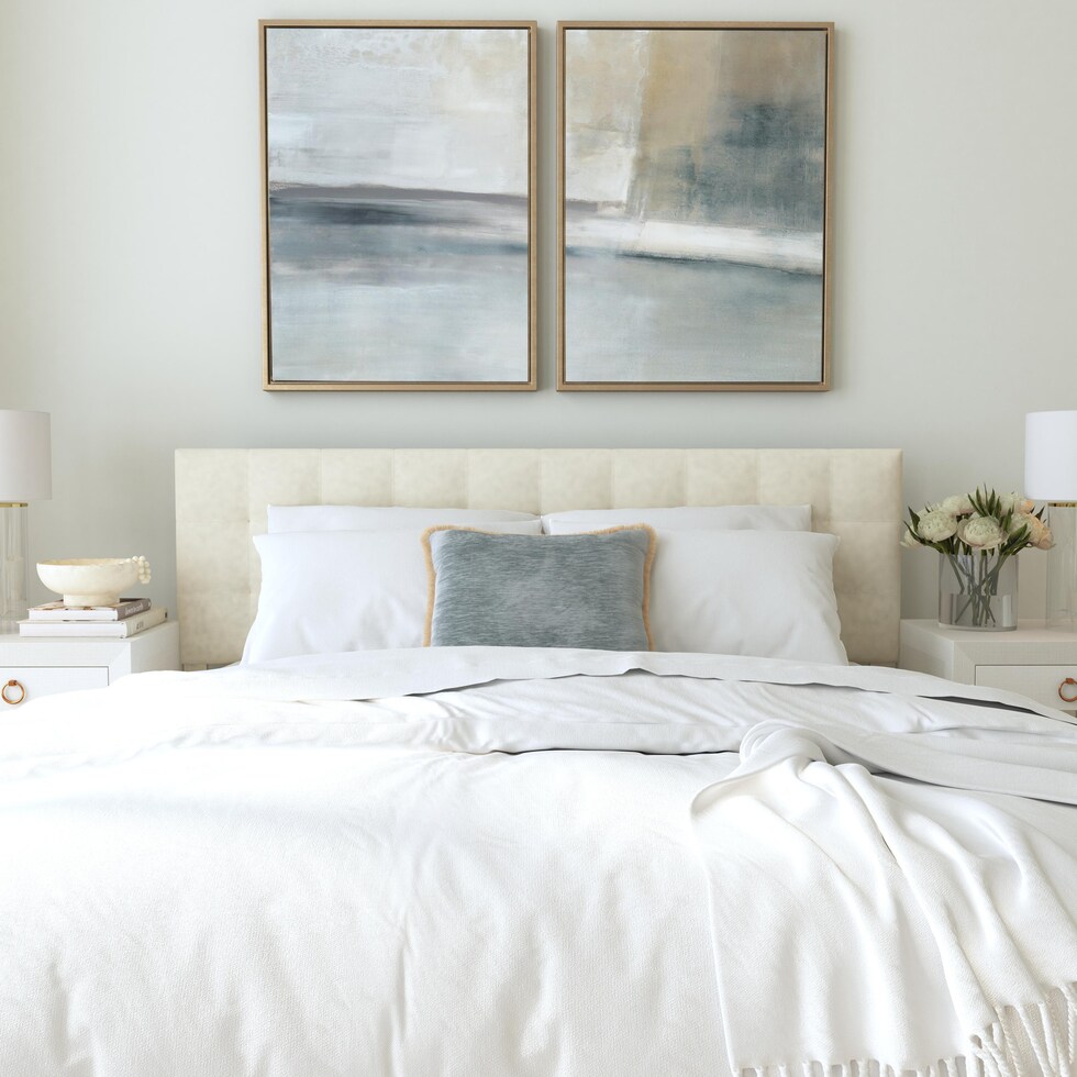 helga neutral king california king headboard   
