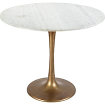 helix white dining table   