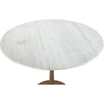 helix white dining table   