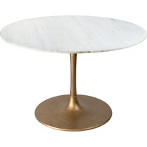 helix white dining table   