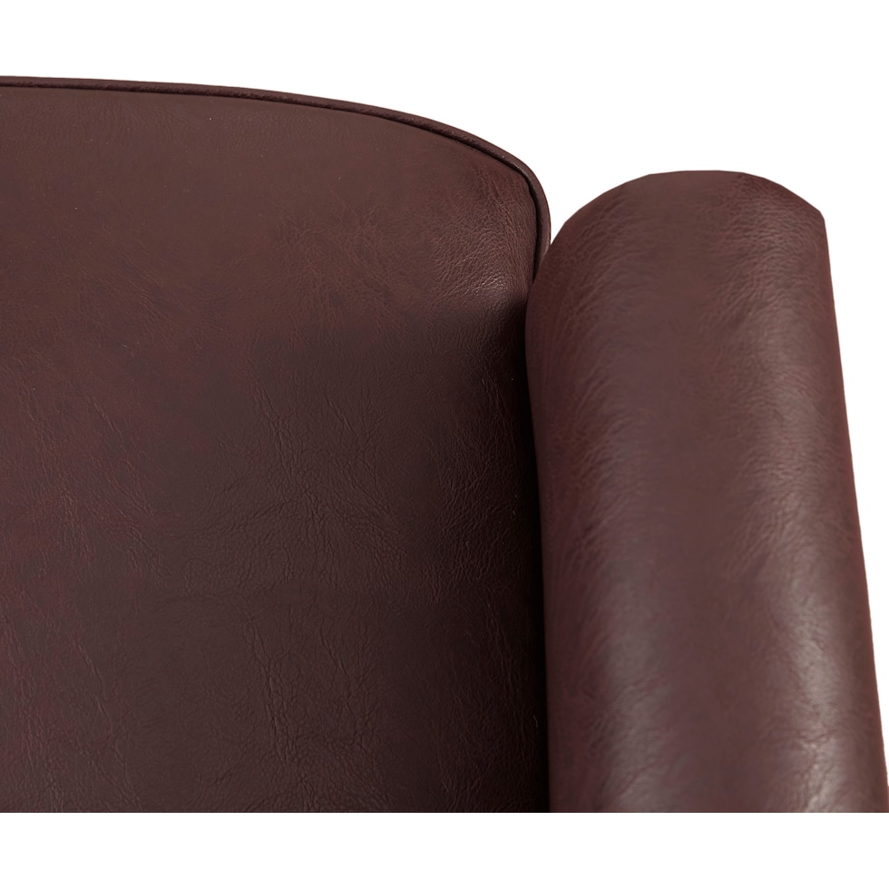 helms dark brown accent chair   