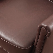 helms dark brown accent chair   