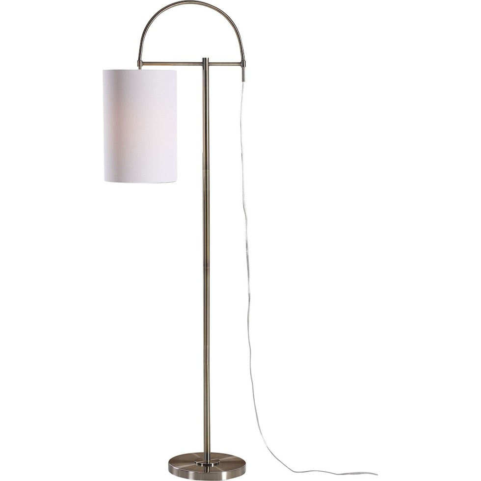 hendra gold floor lamp   