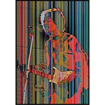 hendrix multicolor wall art   