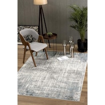 henning gray area rug  x    