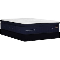 hepburn white king mattress low profile foundation set   