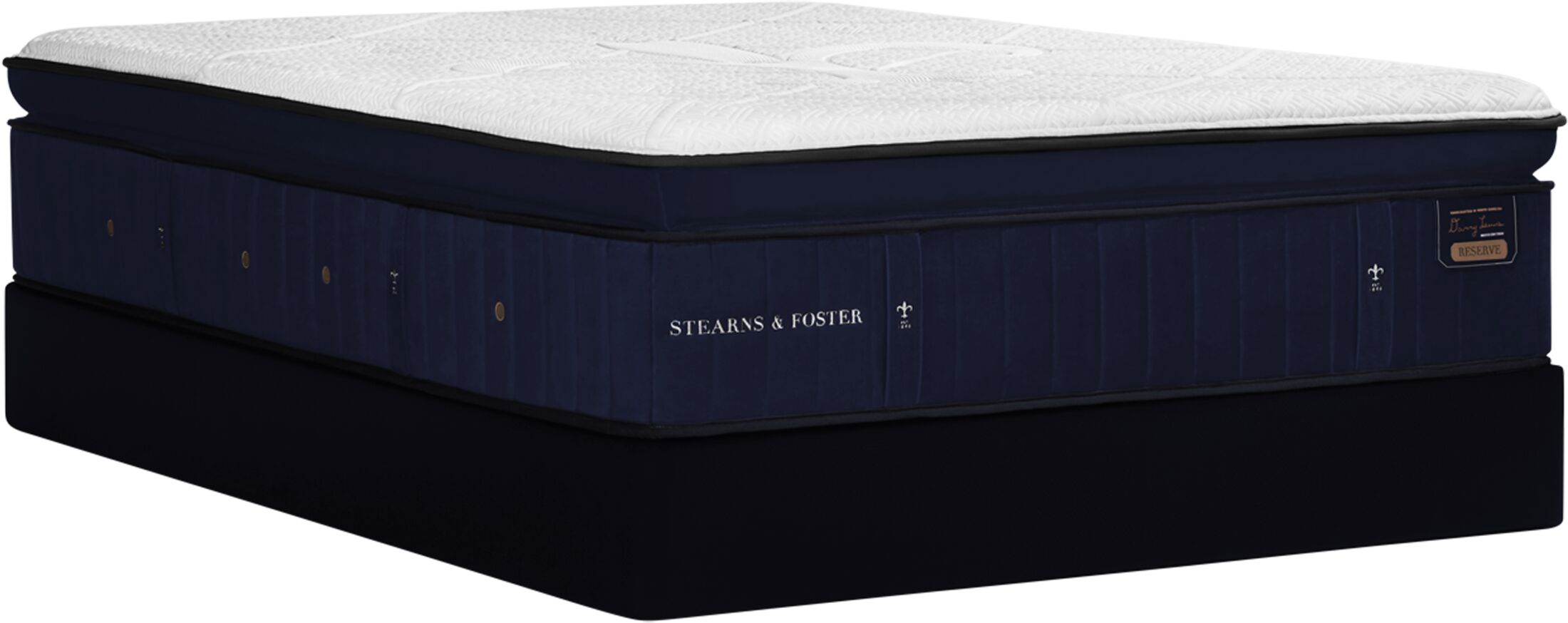 Stearns & Foster® Reserve Hepburn Queen Plush Mattress & LowProfile