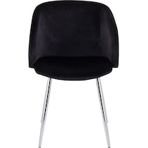 hermione black dining chair   