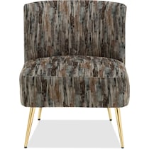 hermione gray accent chair   