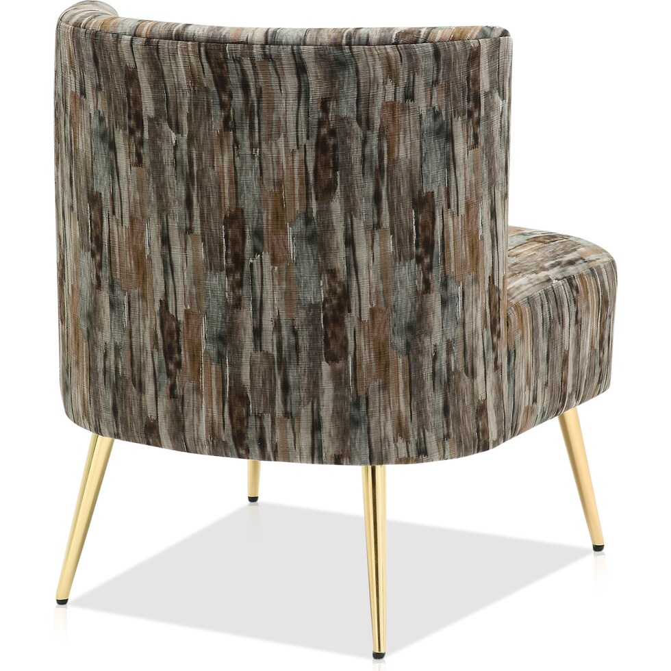 hermione gray accent chair   