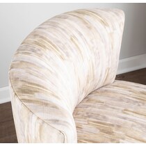hermione light brown accent chair   