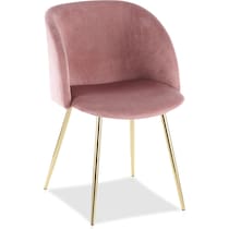 hermione pink dining chair   