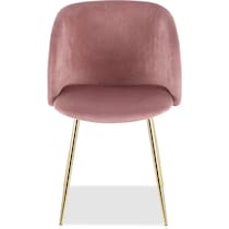 hermione pink dining chair   