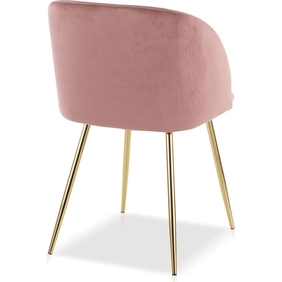 hermione pink dining chair   