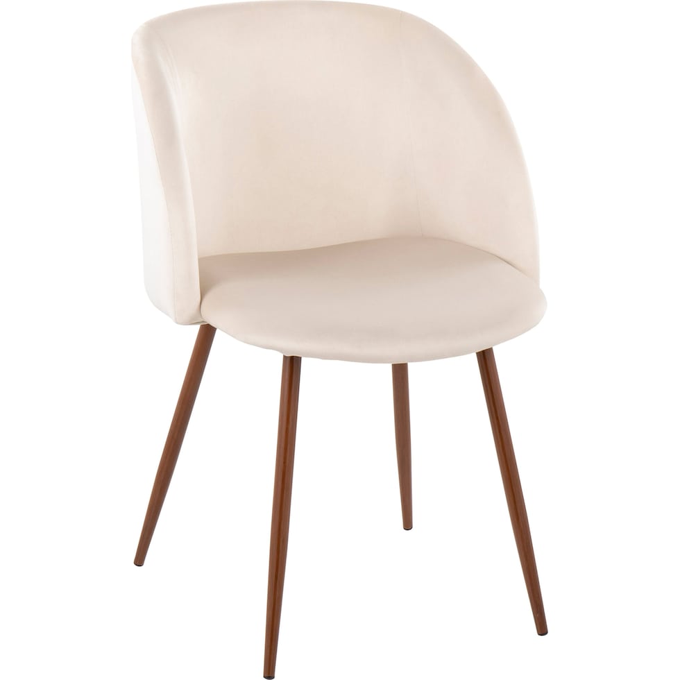 hermione white dining chair   