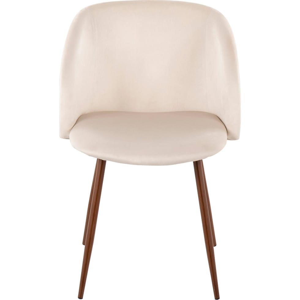 hermione white dining chair   