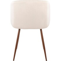 hermione white dining chair   