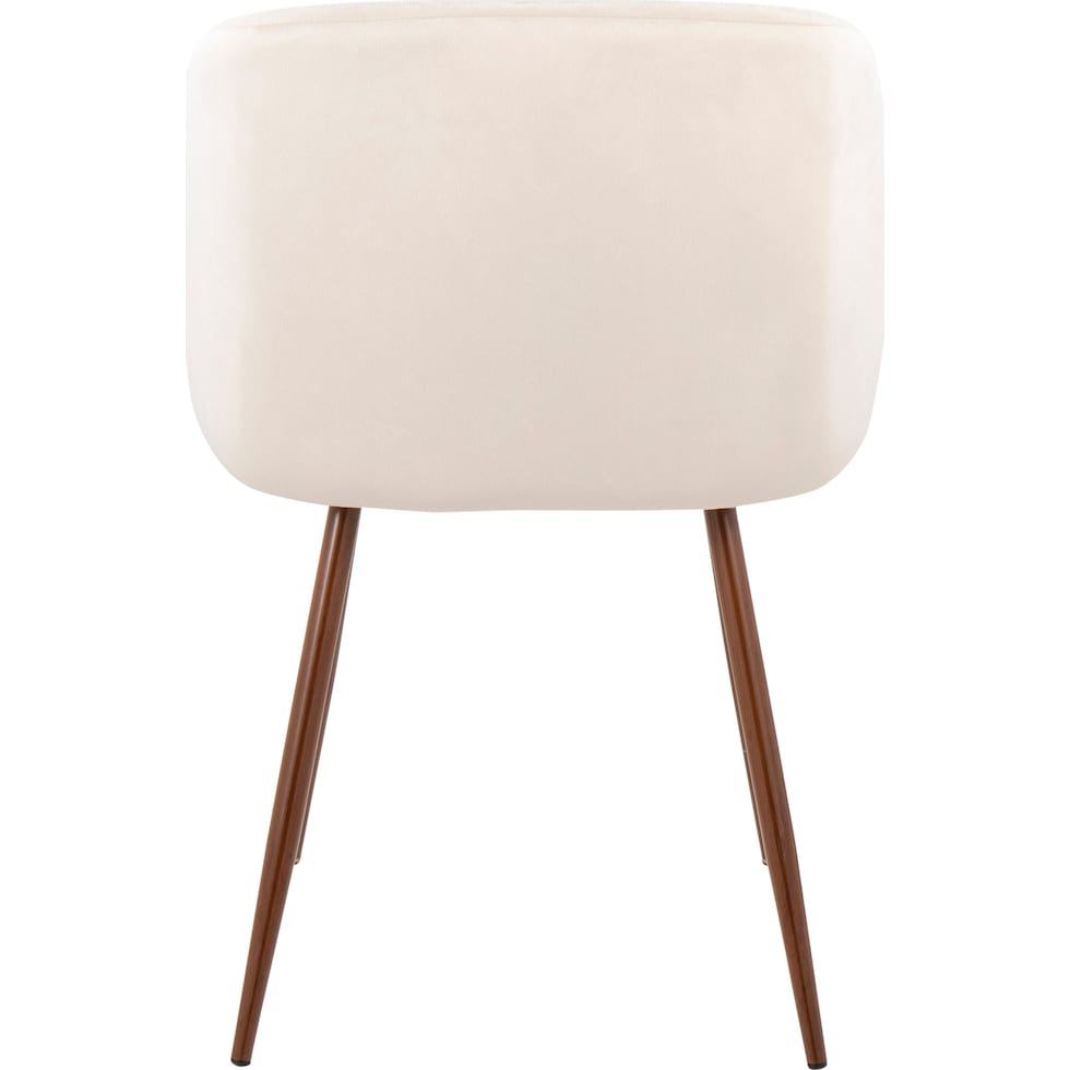 hermione white dining chair   