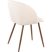 hermione white dining chair   