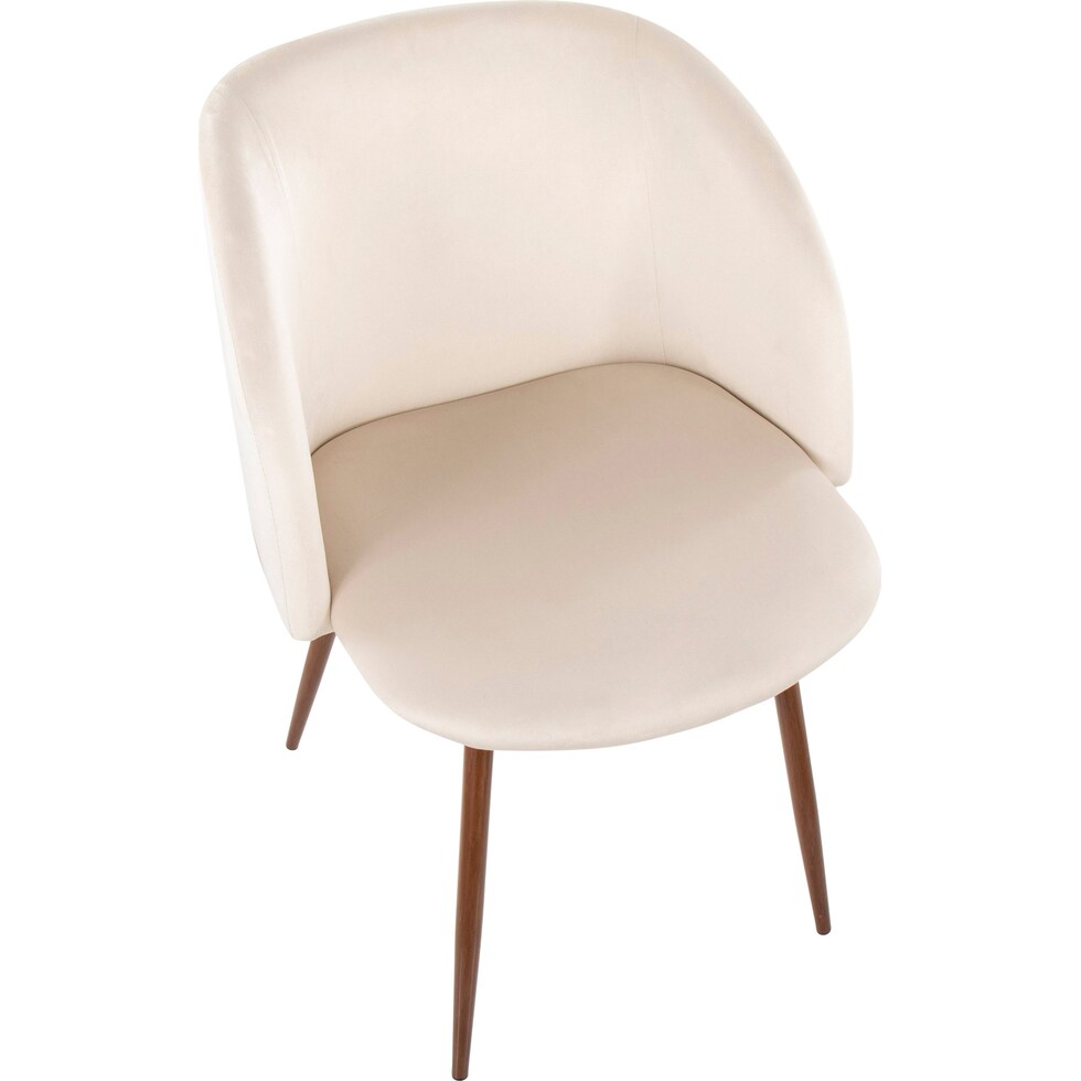 hermione white dining chair   