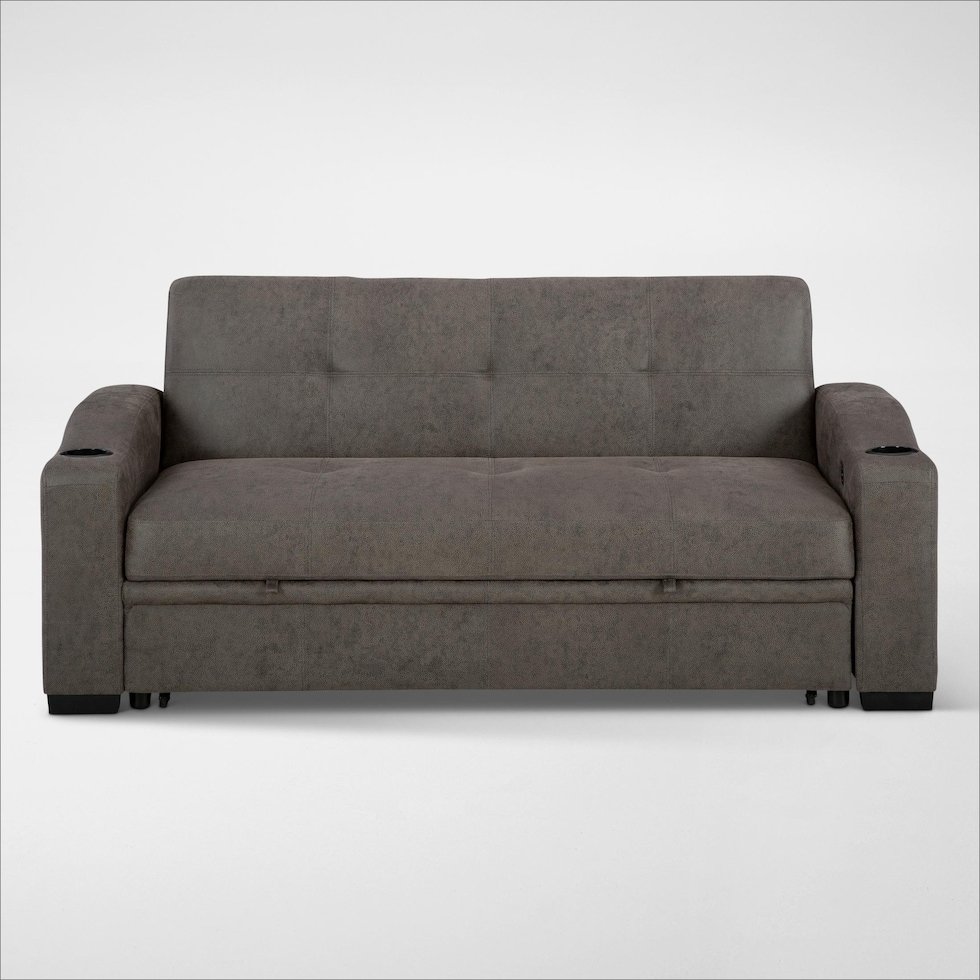 hermosa gray sleeper sofa   