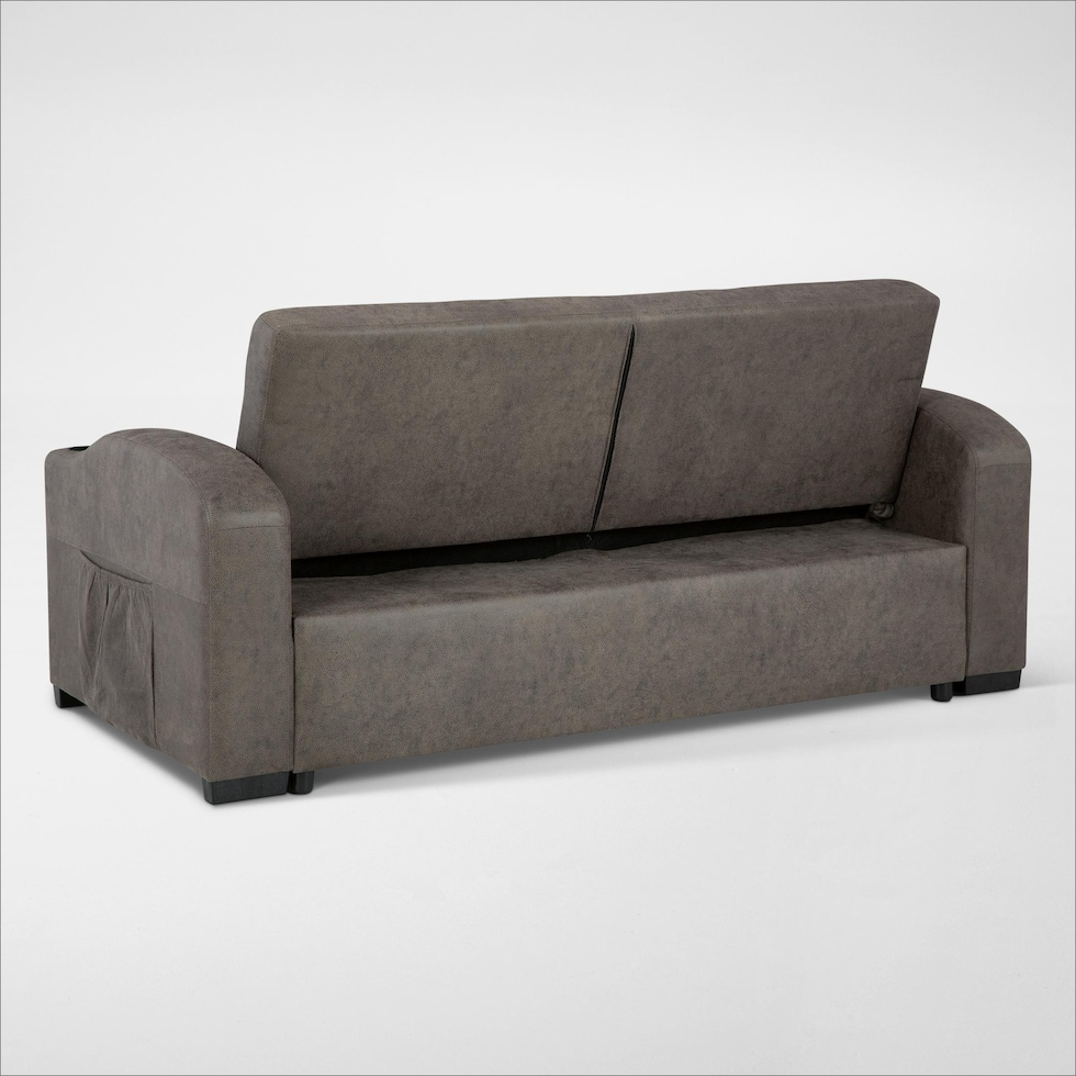 hermosa gray sleeper sofa   
