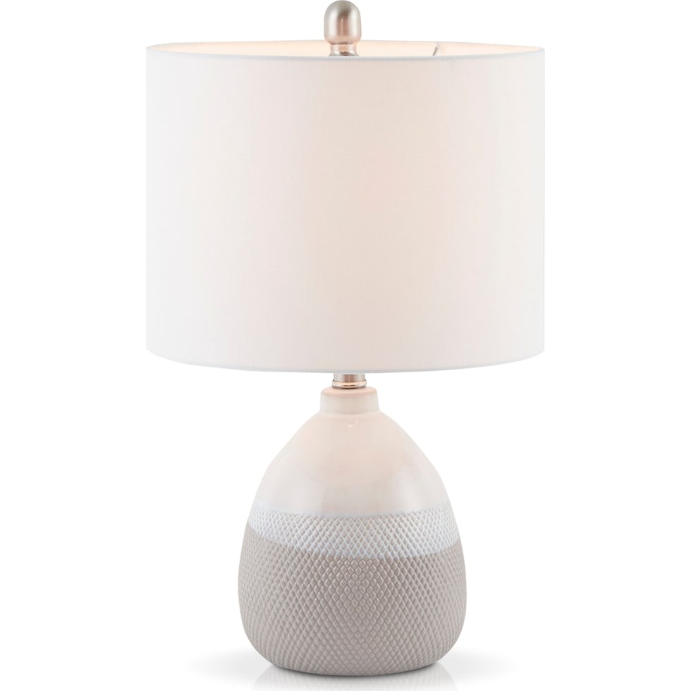 hermosa gray table lamp   