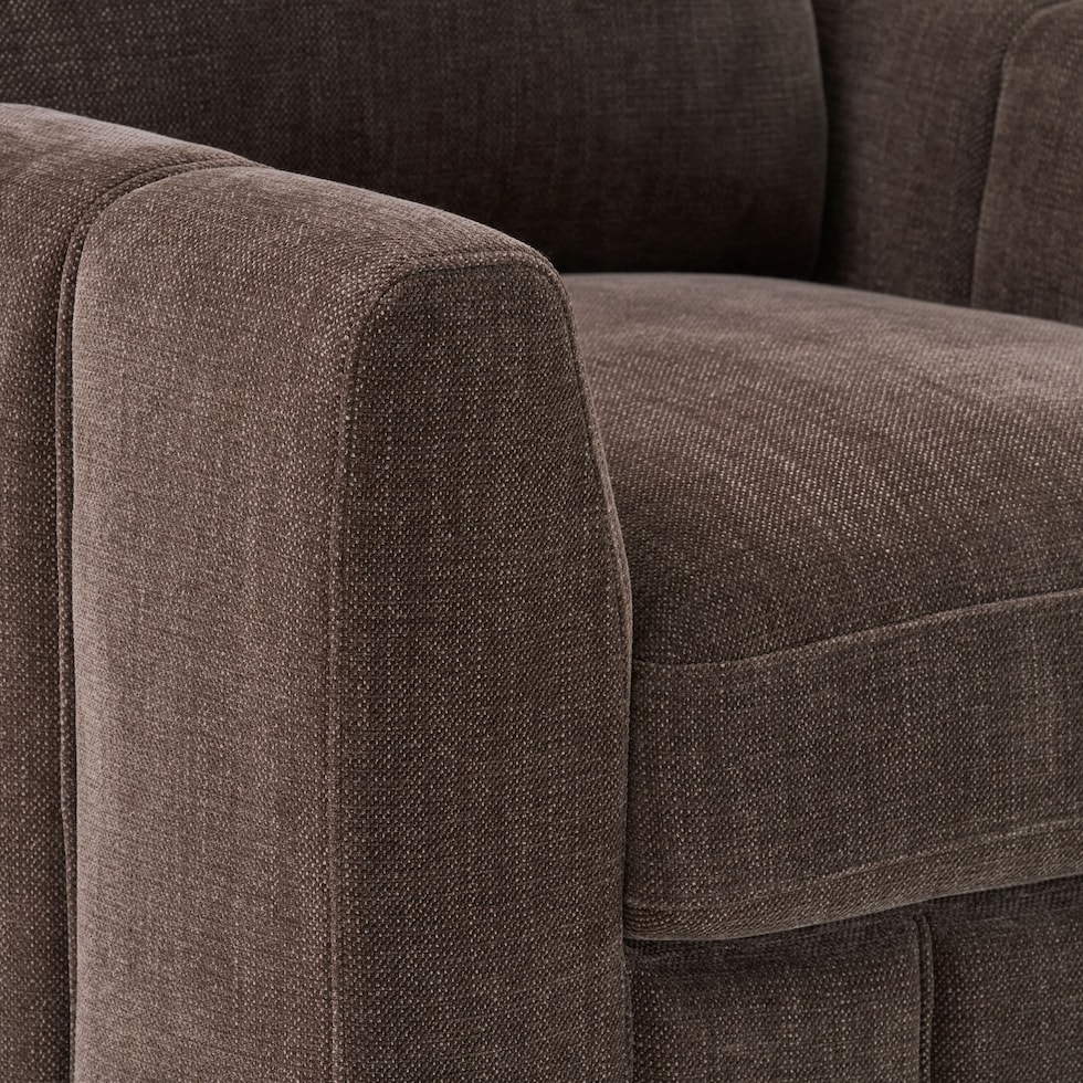 hero dark brown swivel chair   
