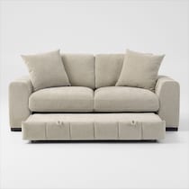 hero neutral sleeper sofa   