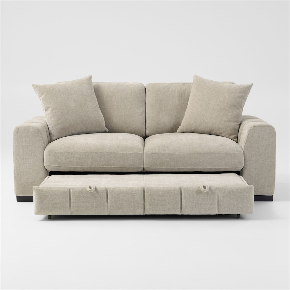 hero neutral sleeper sofa   