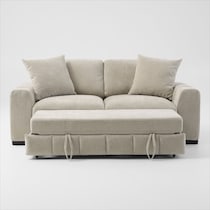 hero neutral sleeper sofa   