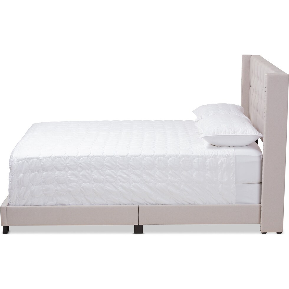 heston neutral queen bed   